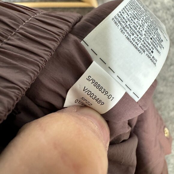 Athleta Alicia Keys Jumpsuit Womens 4 Brown Open Back‎ Utility Nylon $209 NEW - Picture 12 of 16